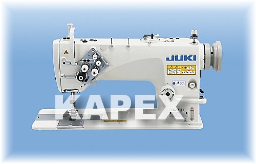 JUKI LH-3528A, dvojihlový šijací stroj so spodným a ihlovým podávaním-bazar