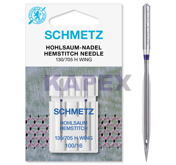 130/705 H-WING HEMSTITCH 100/16 DES