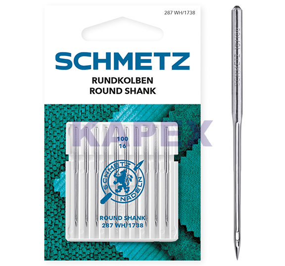 287 WH ROUND SHANK 100/16 XES