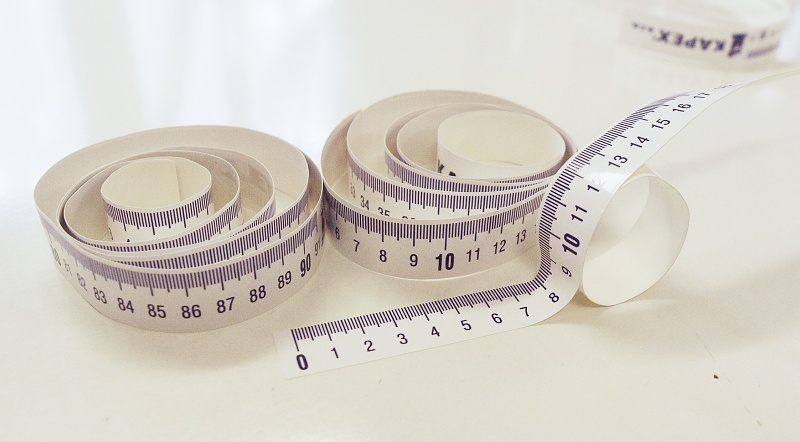 Centimeter nalepovací -orientačné meradlo