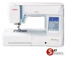 JANOME SKYLINE S5, šijací stroj aj pre quiltovanie
