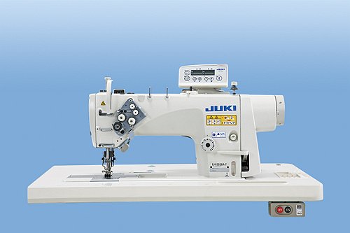 JUKI LH-3528A-7/WB/AK135, dvojihlový šijací stroj so spodným a ihlovým podávaním