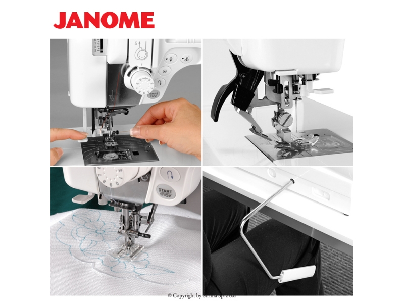 JANOME MC 6700 + prídavný stolček 