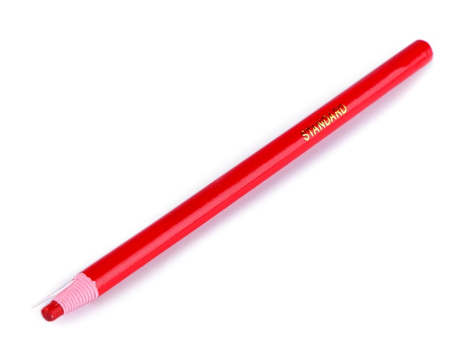Ceruzka vosková červená samostrúhacia