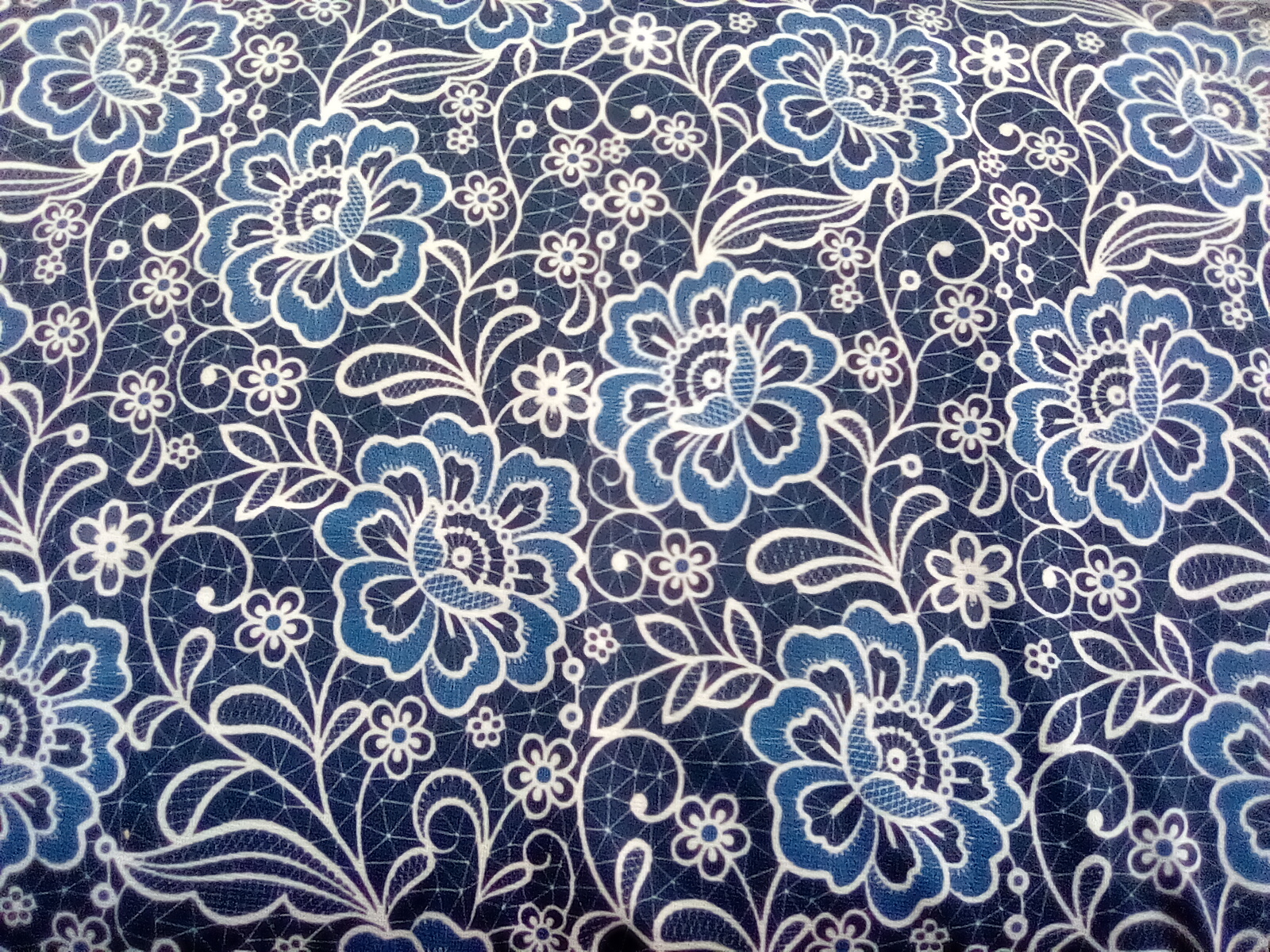 Úplet-MILÁNO-modré kvety