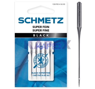 130/705 H-SU XS BLACK SUPER FINE 70/10 VBS