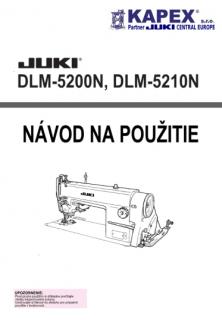 JUKI DLM-5200N,5210N Návod na použitie