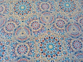 Dekoračka-mandala farebná-modro hnedá