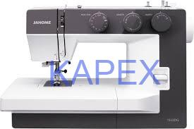 JANOME 1522 DG domáci šijací stroj tmavo-šedý predný panel